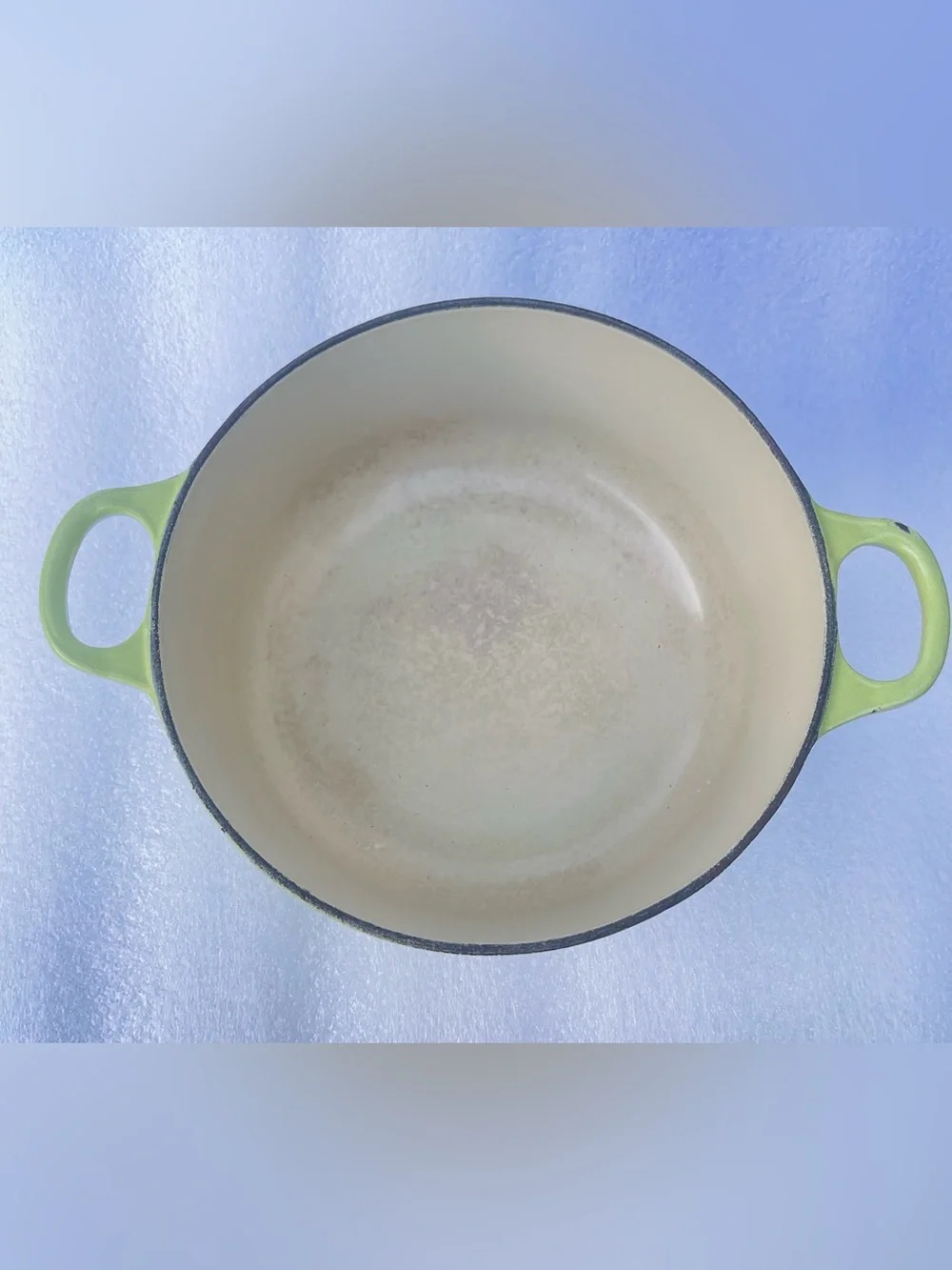Authentic Le Creuset Enameled Cast Iron 2.75 QT Round Dutch Oven Palm Green #20